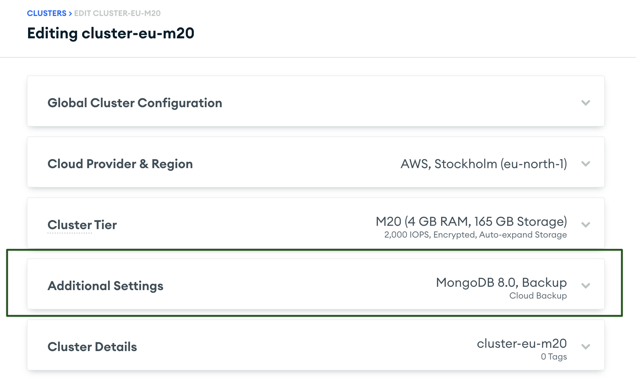 Раскройте дополнительные нас�тройки